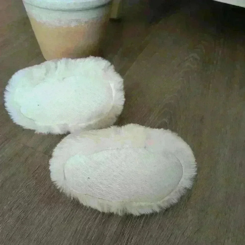 Lauren Conrad Baby Llama Baby Fur Slippers Size 3-6 Months Ivory